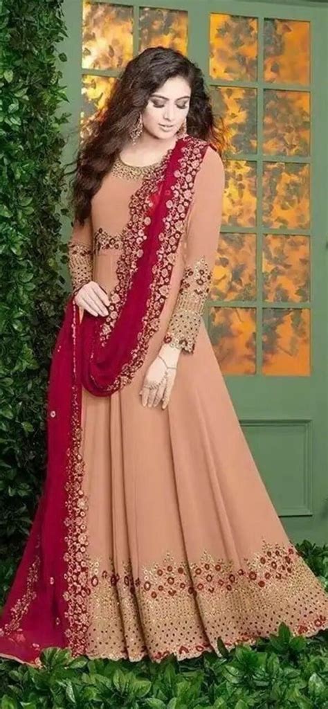 Indian Wedding Eid Fancy Shalwar Kameez Embroidery Work+stone Dresses ...