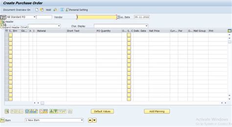 Image result for Creating Purchase Order in SAP
