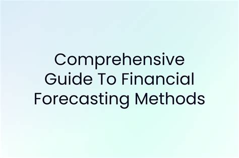 Financial Forecasting 的图像结果