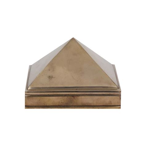 Set of 3 Brass Vastu Pyramids for Energy Healing & Home Decor | Ragaarts