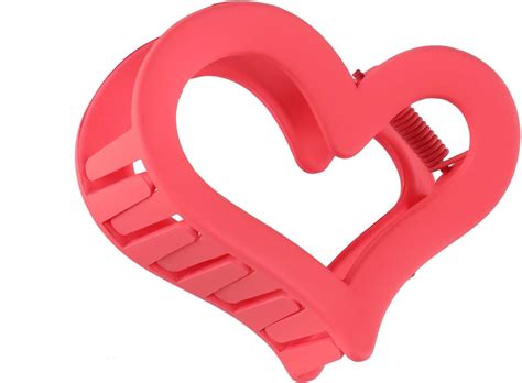 Mineas Heart Hair Claw Watermelon Red | lyko.com