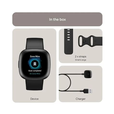 Fitbit Versa 4 Health & Fitness Tracker (Black/Black Aluminium)