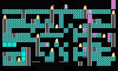 Lode Runner Level 50 的图像结果