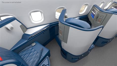 Airbus A330-300 Delta One Business Class Seats Side 3D Model $79 - .max ...