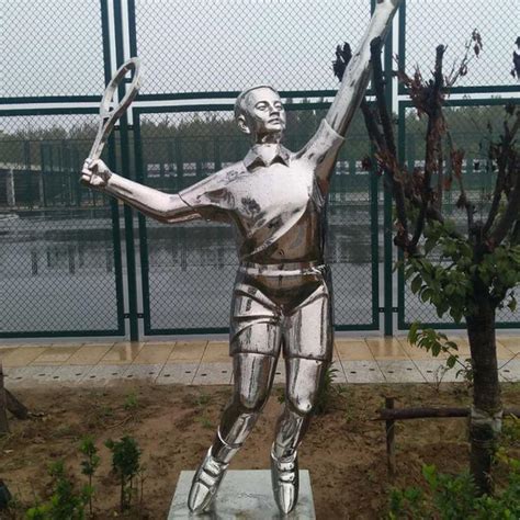 玻璃钢运动雕塑不锈钢金属剪影健康跑步主题摆件 - 欧迪雅凡家具