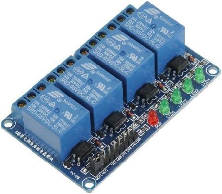 3NH® 5V DC 4 Channel Indicator Light Optocoupler Driver Relay Module ...