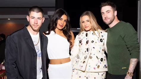 Priyanka Chopra and Nick Jonas celebrate holidays at Morgan Stewart ...