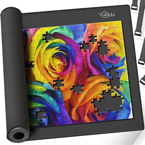 Amazon.com: Puzzle Mat Puzzle Mat Roll Up, Large Roll Up Puzzle Mat 63 ...