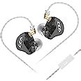 CCA CRA in Ear Earphone, Ultra-Thin Diaphragm Dynamic Driver IEM, Clear ...