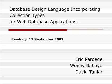 Database Design Language Sample 的图像结果