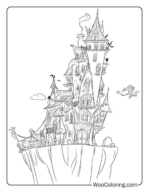 Haunted Castle Coloring Pages [2025]