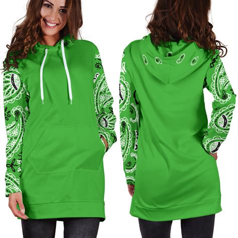 Bandana Print Hoodie Dresses | The Bandana Blanket Company