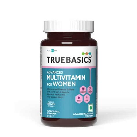 Buy TRUEBASICS MULTIVIT WOMEN ONE DAILY MULTIVITAMINS MULTIMINERALS ...
