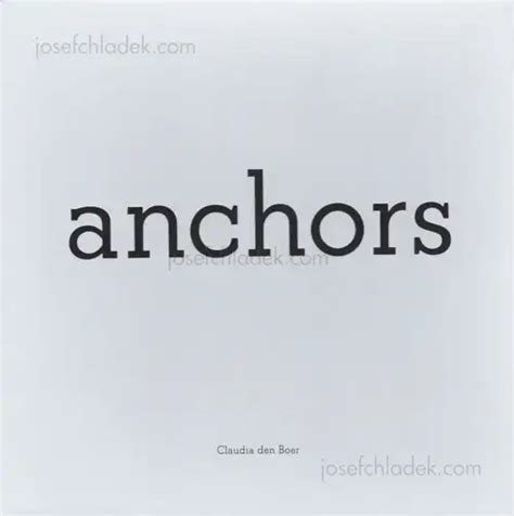 Claudia den Boer - Anchors, The Eriskay Connection, 2016, Breda, book ...