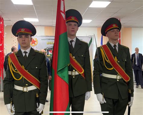 Торжественное вручение офицерских погон выпускникам военной кафедры БГТУ