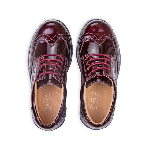 Boys Wedding Brogue Burgundy Shoes for Boys Loafers Baby Boy Dress ...
