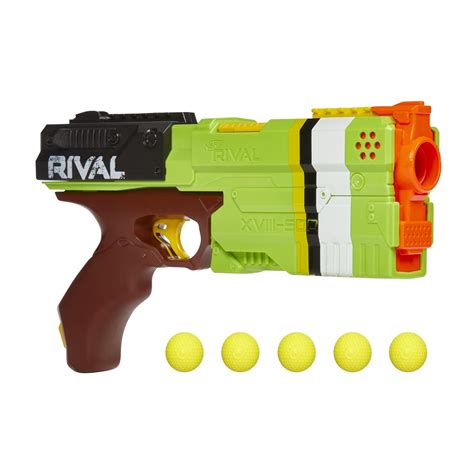 Buy NERF Rival Kronos XVIII-500 Blaster, Breech-Load, 5 Rival Rounds ...