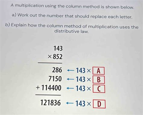 Image result for Column Method with Multiplication and Division L Facts