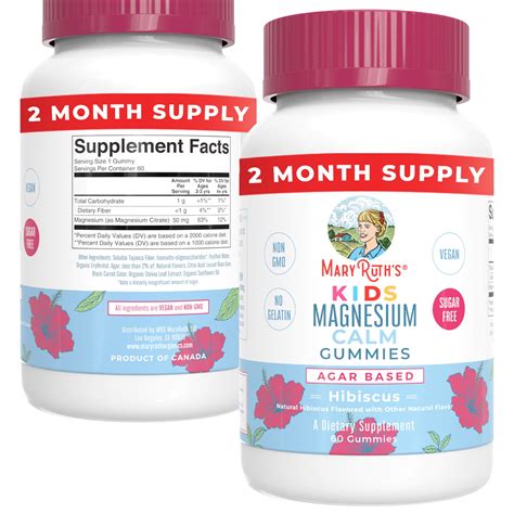 MaryRuth Organics | Kids Magnesium Calm Gummies | Magnesium Supplement ...