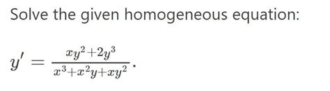 Image result for Homogeneous Equation Solver