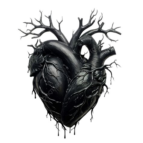 Coeur Tumblr Transparent Noir