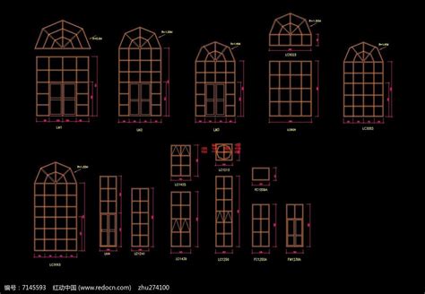 各种窗户造型集合图图片_室内装修_编号7145593_红动中国