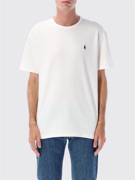 POLO RALPH LAUREN: T-shirt men - White | Polo Ralph Lauren t-shirt ...