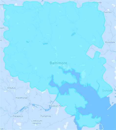 Image result for Verizon FiOS Baltimore Map