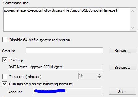 Image result for Run PowerShell Script in Task Sequence