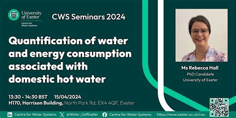 [CWS Seminars 2024] 15/04/2024 Ms Rebecca Hall, Centre for Water ...