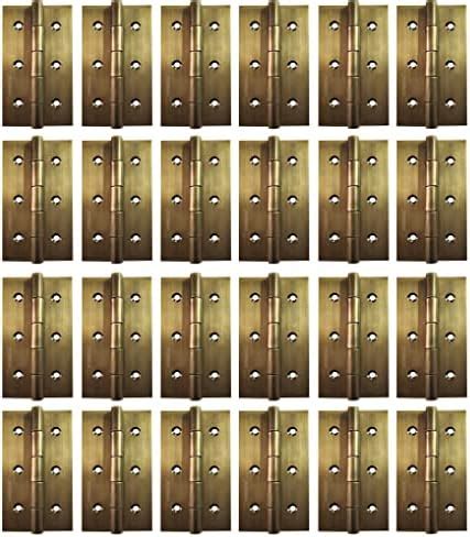 Precisto Door Butt Hinges Stainless Steel Door Hinges 3 Inch x 16 Gauge ...