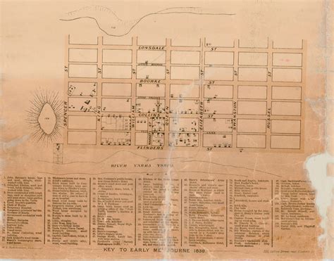 Melbourne 1835 | Melbourne map, Australia history, Melbourne victoria