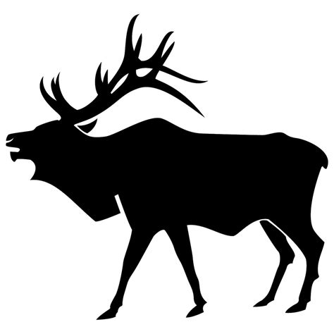 Free Elk Silhouette, Download Free Elk Silhouette png images, Free ...