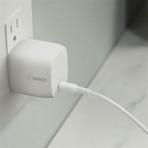 Belkin USB C Charger Block 30W - GaN Power Delivery - Fast Charging US ...