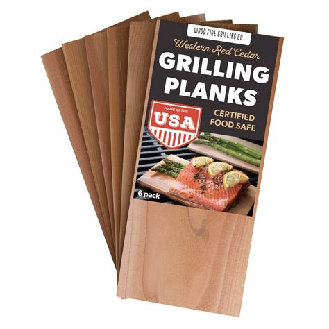 Red Cedar Planks For Grilling Cedar Grilling Planks 7x12 2 CT
