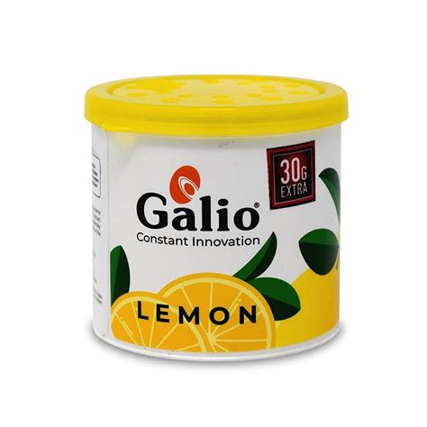 Galio Car Air Freshener (Lemon, 120g) – Multi-purpose