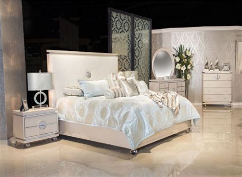 Glimmering Heights Bedroom Set Collection By Michael Amini