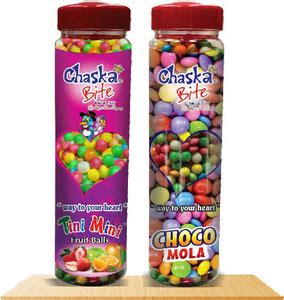 CHASKA BITE |Choco Mola|Tiny Miny|Chocolate Gems|2 x 250 gm|Pack of 2 ...