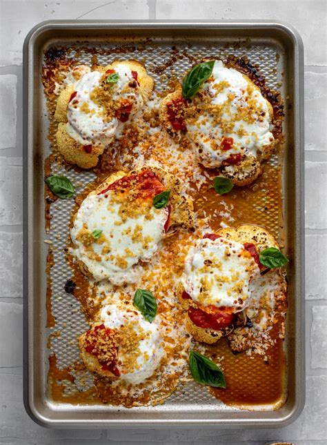 Cauliflower Parmesan - Baked Cauliflower Parmesan Recipe