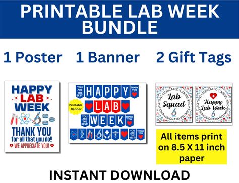 Image result for Lab Week Printables