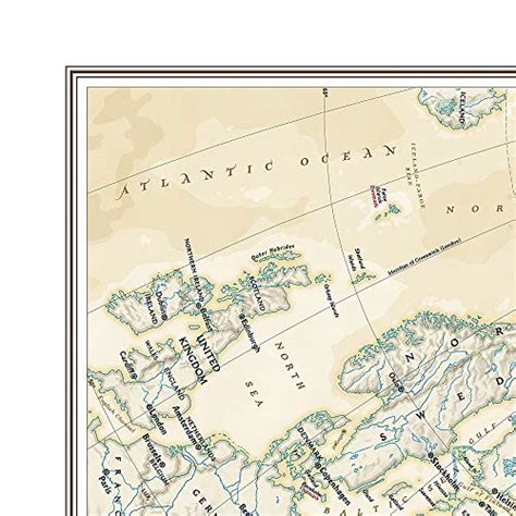 National Geographic: Asia Executive Wall Map - Laminated (33.25 x 38 ...