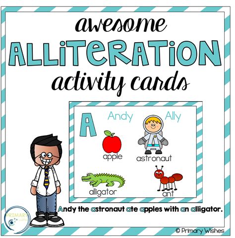 Alliteration Activity Cards | Alliteration activities, Sentence writing ...
