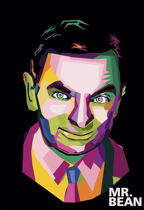 Good Hope - Mr. Bean Pop Art Colour Poster for Room & Office (13 Inch X ...