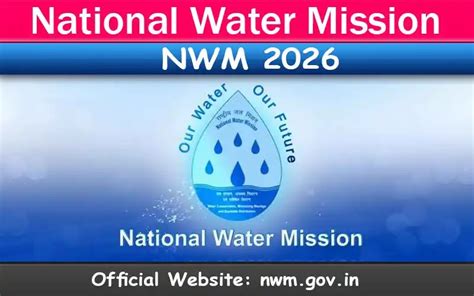 National Water Mission 2026 - Check Application Status - JobExam ...
