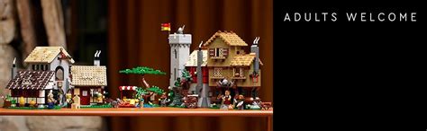 LEGO Icons Medieval Town Square Building Set 10332 Building Blocks for ...