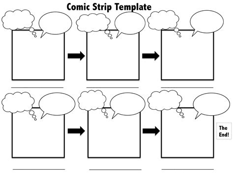 40 Free Printable Comic Strip Templates [PDF]