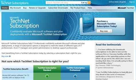 Image result for TechNet Subscription