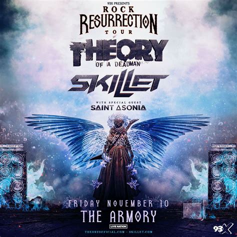 Skillet & Theory of a Deadman, Bismarck Event Center, 8 November 2023 ...