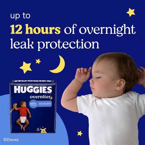 Huggies Overnites Nighttime Baby Diapers Size 7 - Shop Diapers at H-E-B