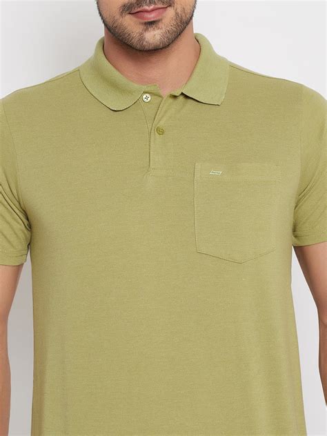 LIVFREE Polo Neck Men's T-Shirt in Solid Pattern Half Sleeve – Neva ...